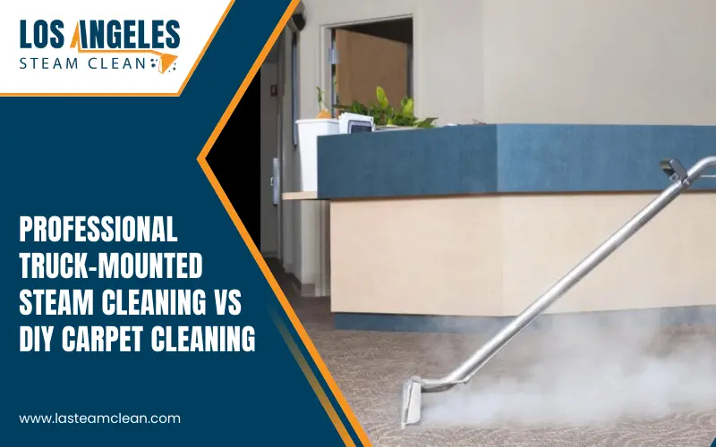 truck-mounted steam cleaning vs DIY carpet cleaning