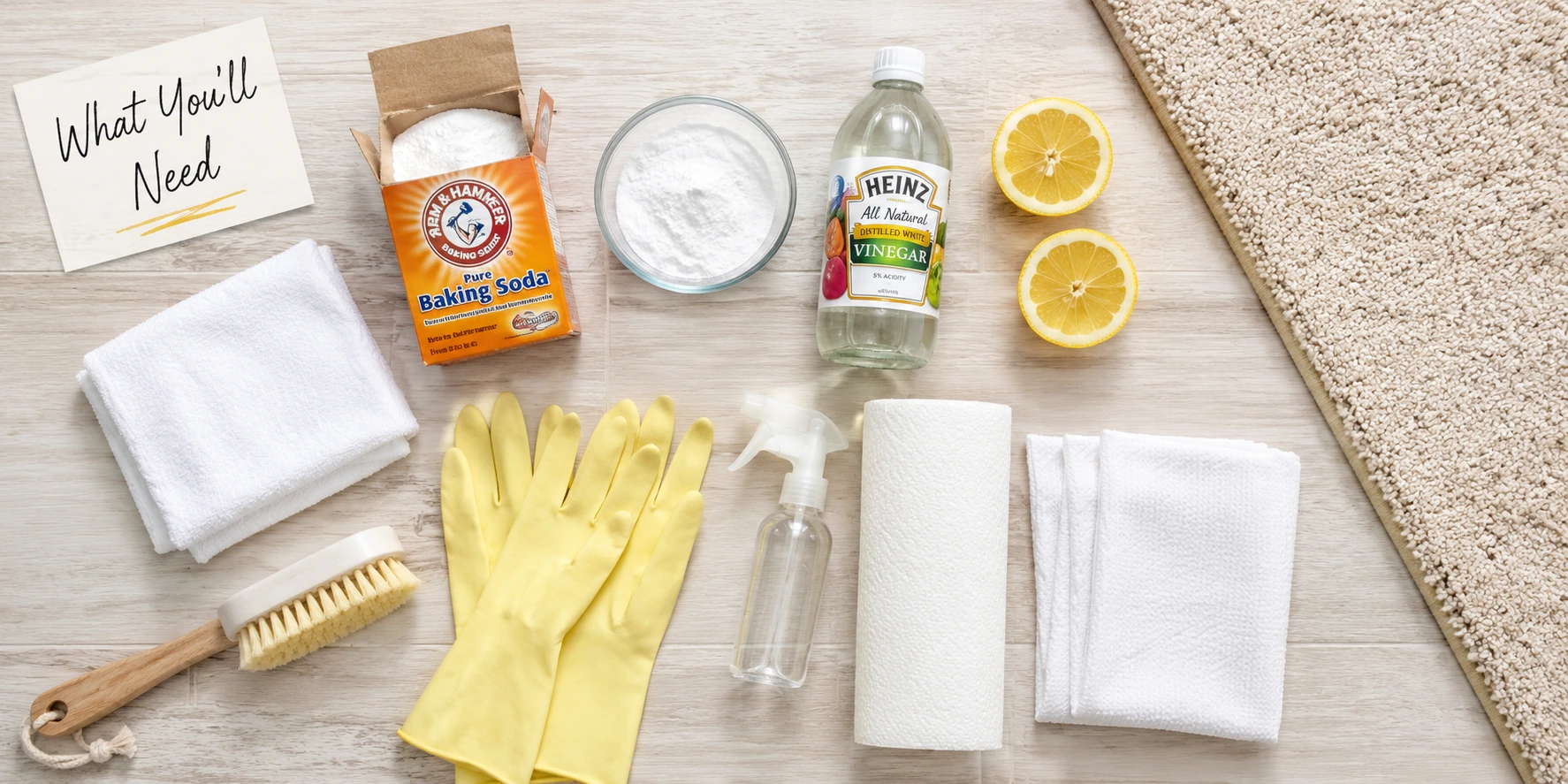 what you will need to clean pet urine