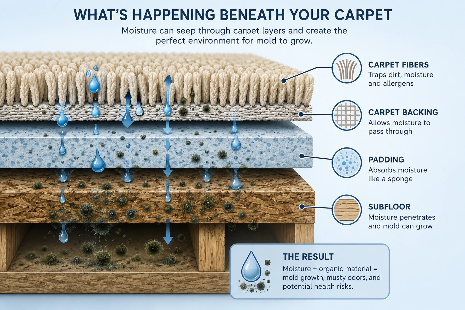 Understanding Common Causes of Mold in Carpets